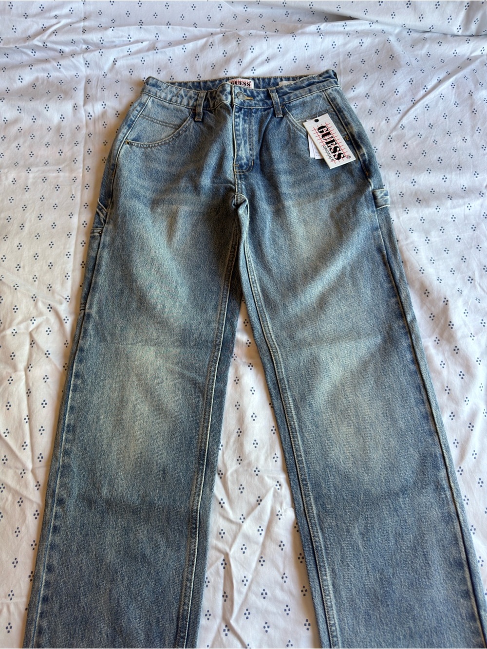 Guess Relaxed Straight Light Blue Women's Jeans